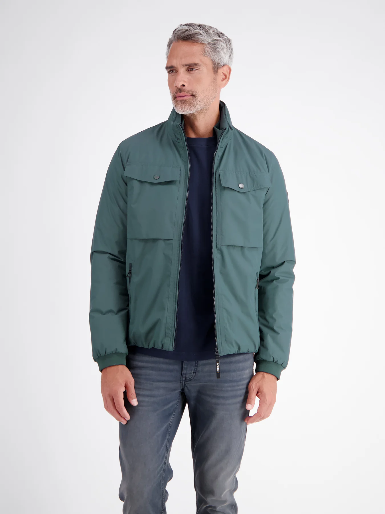 Lerros Licht Gewatteerde Blouson - Cedar Green