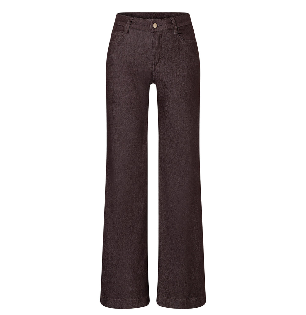 Mac Jeans Dream Wide Authentic Jeans - Brown Rinsed