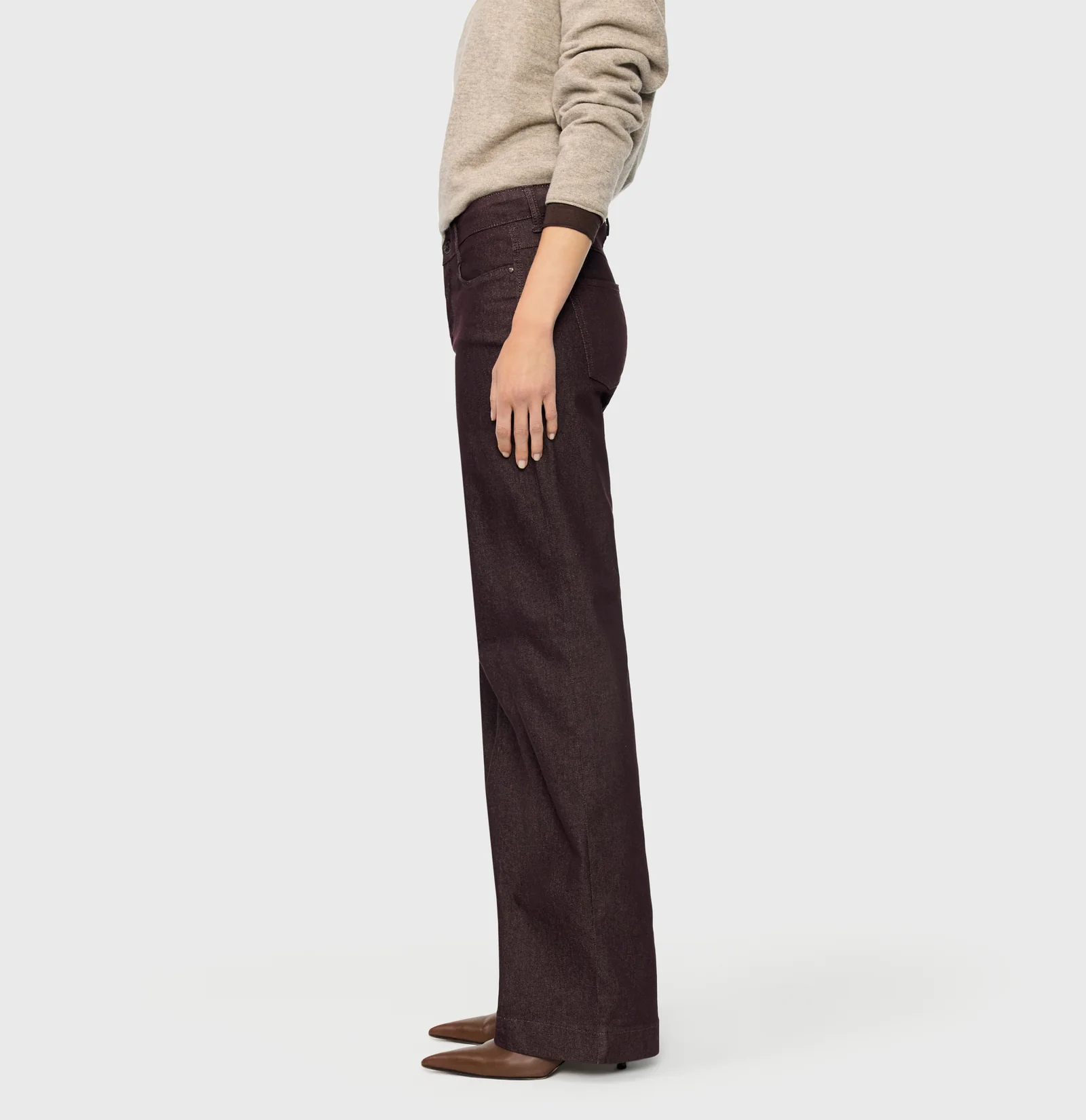 Mac Jeans Dream Wide Authentic Jeans - Brown Rinsed