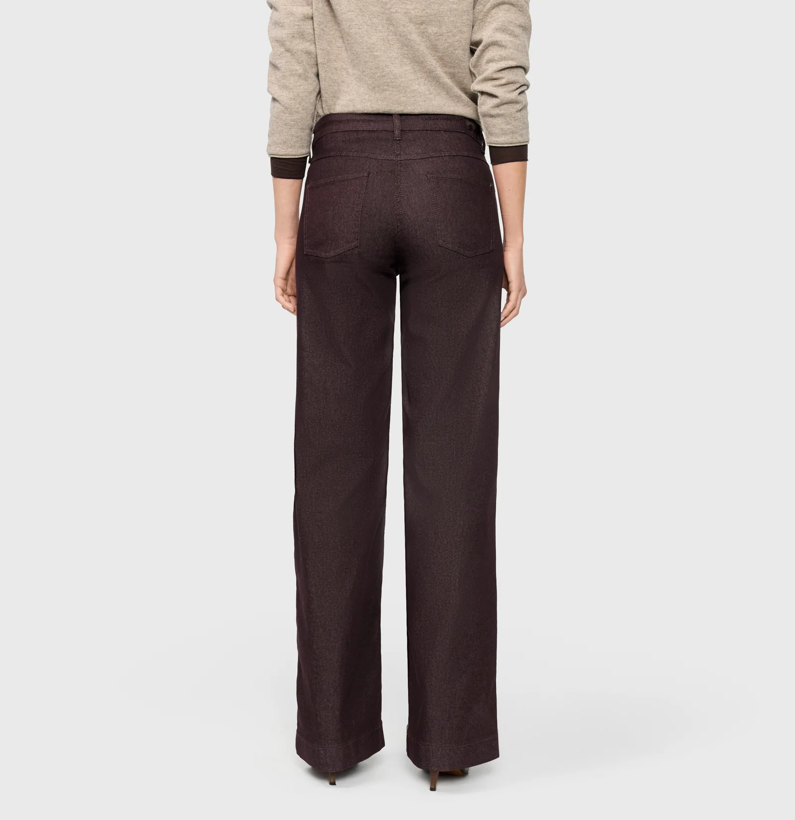 Mac Jeans Dream Wide Authentic Jeans - Brown Rinsed