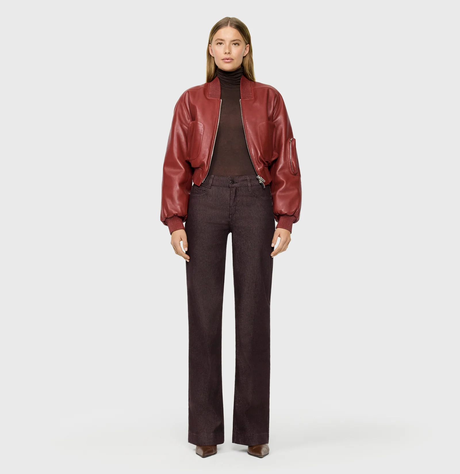 Mac Jeans Dream Wide Authentic Jeans - Brown Rinsed