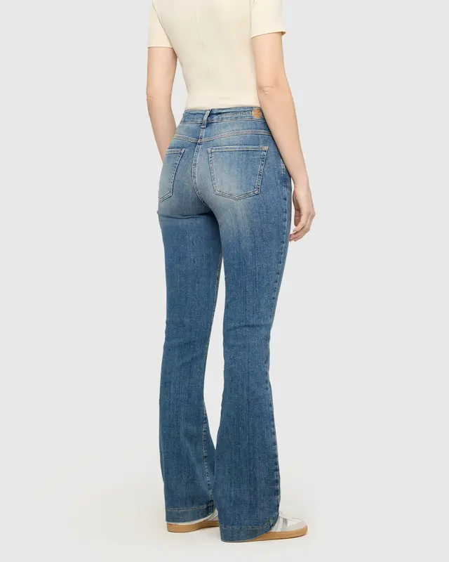 Mac Jeans Dream Boot Authentic Jeans - Fancy Authentic Blue