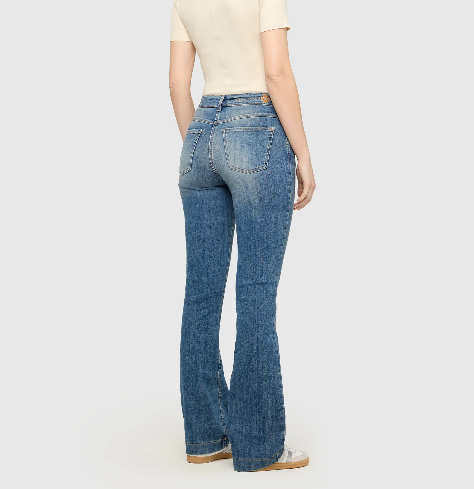 Mac Jeans Dream Boot Authentic Jeans - Fancy Authentic Blue