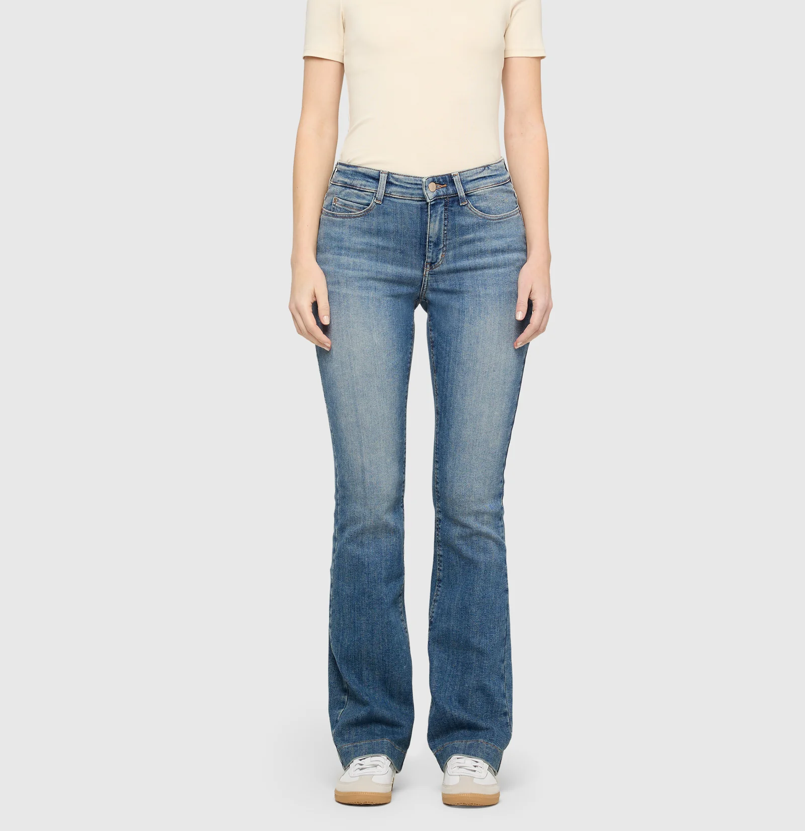 Mac Jeans Dream Boot Authentic Jeans - Fancy Authentic Blue