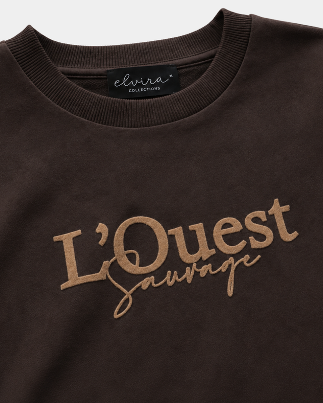 Elvira Collections Sweater L'Quest - Dark Coffee