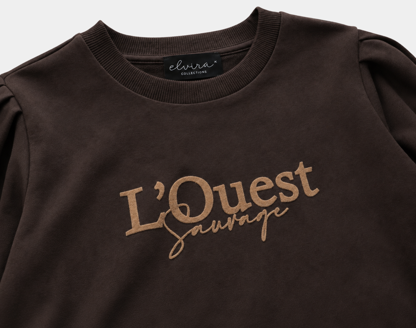 Elvira Collections Sweater L'Quest - Dark Coffee
