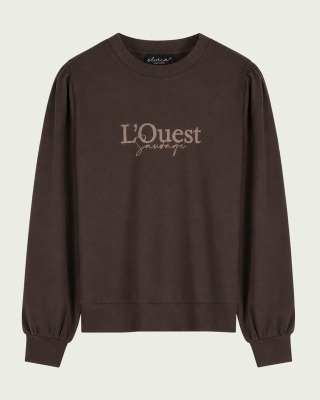Elvira Collections Sweater L'Quest - Dark Coffee