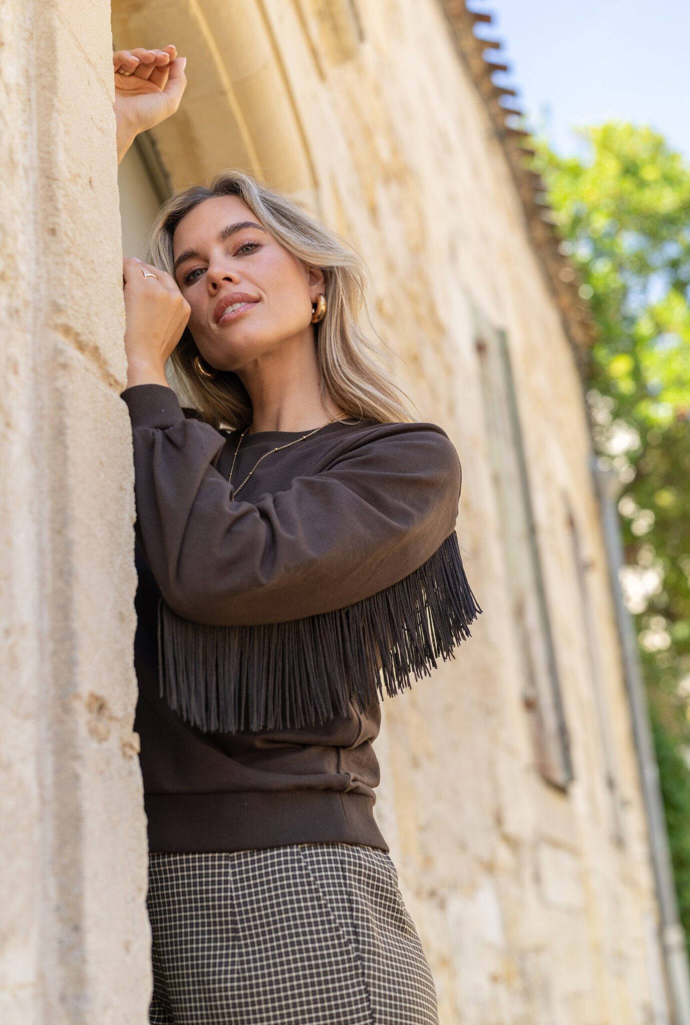 Elvira Collections Sweater Laney - Dark Coffee