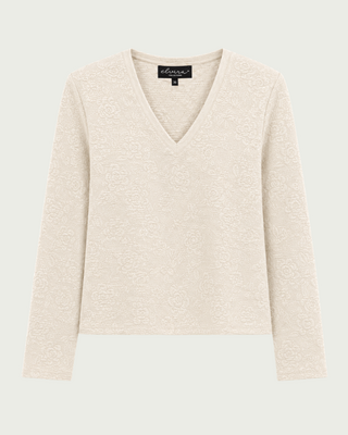 Elvira Collections Top Fiene - Ecru