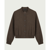 Bomber Riley - Dark Coffee Zigzag