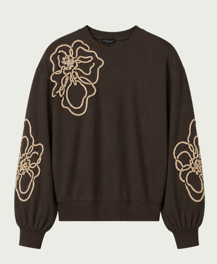 Elvira Collections Sweater Liora - Dark Coffee