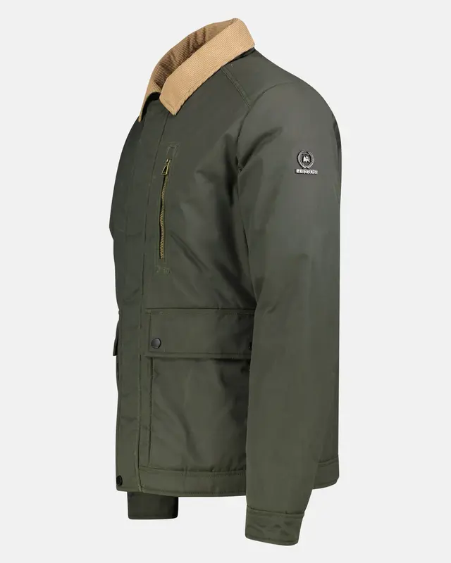 Lerros Blouson Gewaxt Katoen - Original Olive