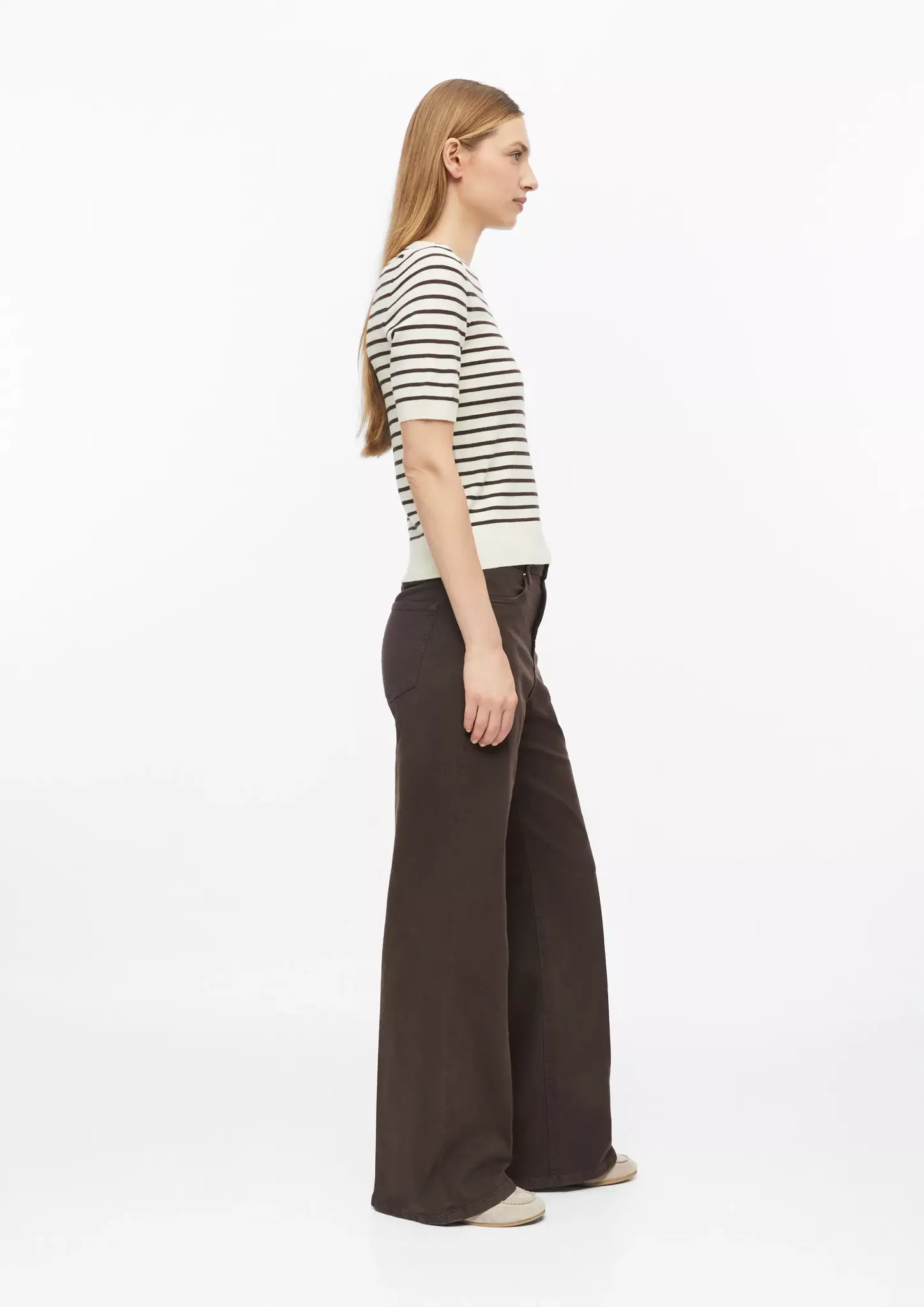 S. Oliver Gebreide Trui - Dark Brown