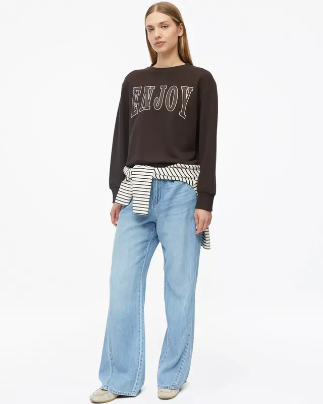 S. Oliver Sweatshirt - Dark Brown