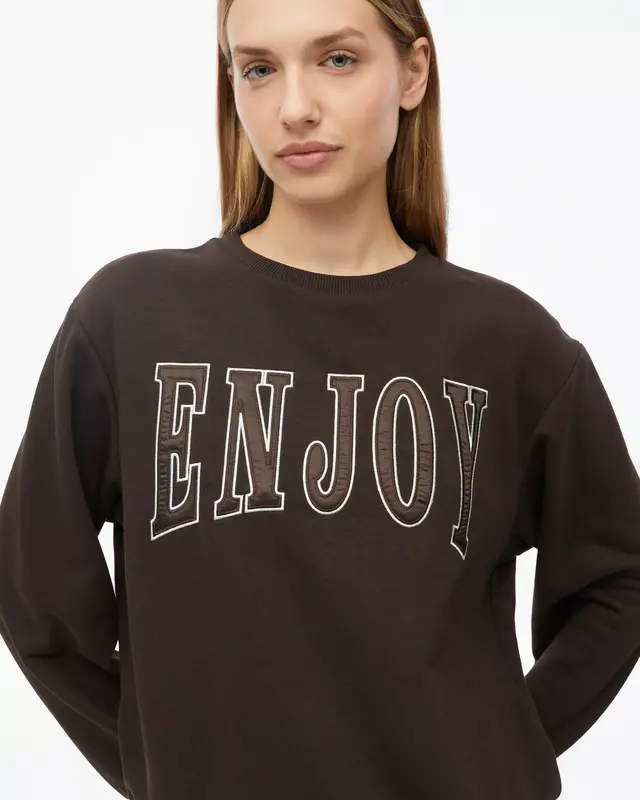 S. Oliver Sweatshirt - Dark Brown