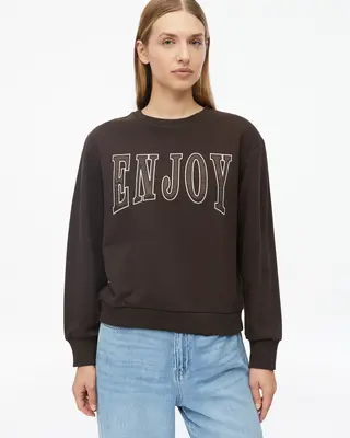 S. Oliver Sweatshirt - Dark Brown