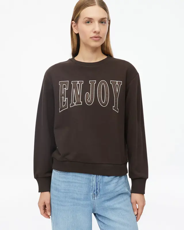 S. Oliver Sweatshirt - Dark Brown