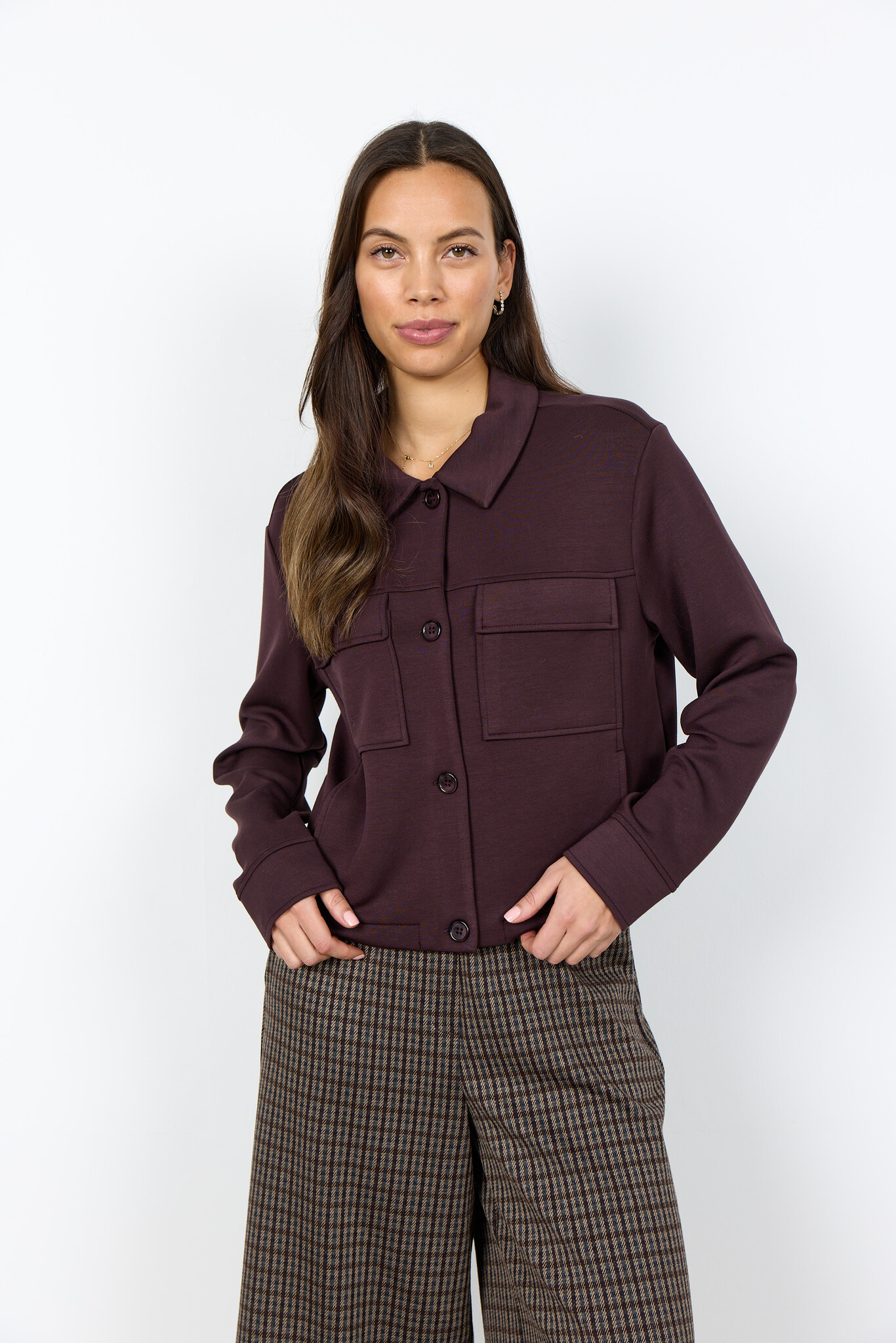 Soyaconcept Jacke Banu 337 - Chocolate Plum