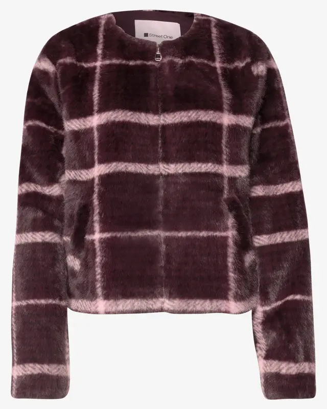 Street One Jasje Imitatiebont - Rustic Rouge