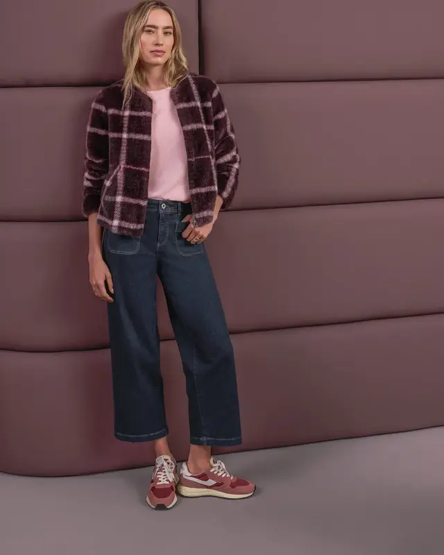 Street One Jasje Imitatiebont - Rustic Rouge