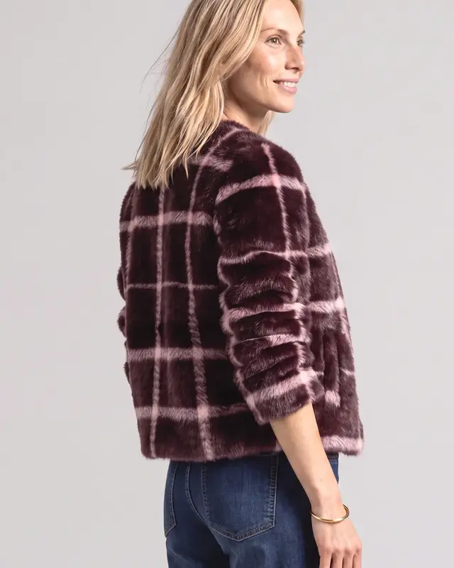 Street One Jasje Imitatiebont - Rustic Rouge