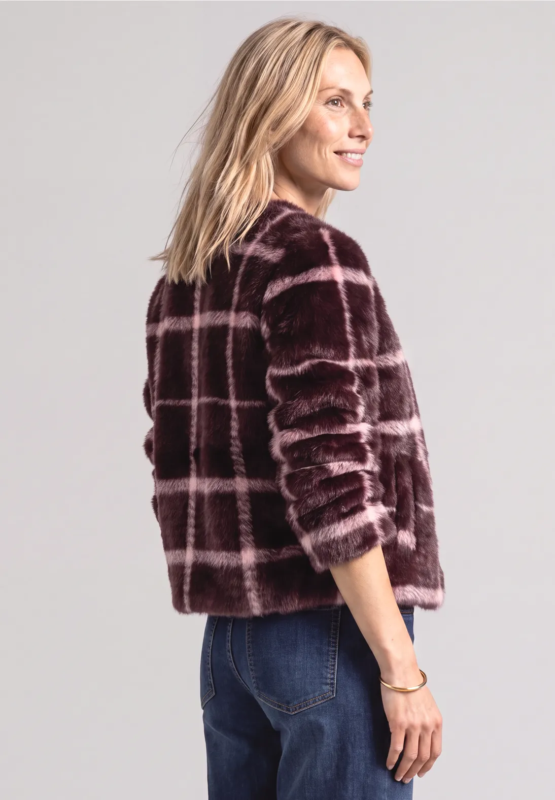 Street One Jasje Imitatiebont - Rustic Rouge