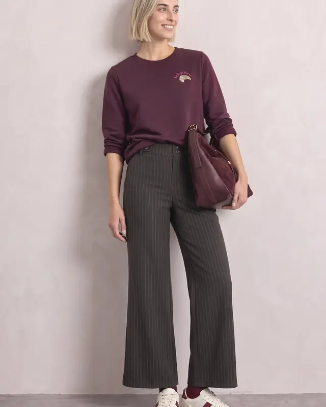 Street One High Waist Hose Emee - Black Coffee