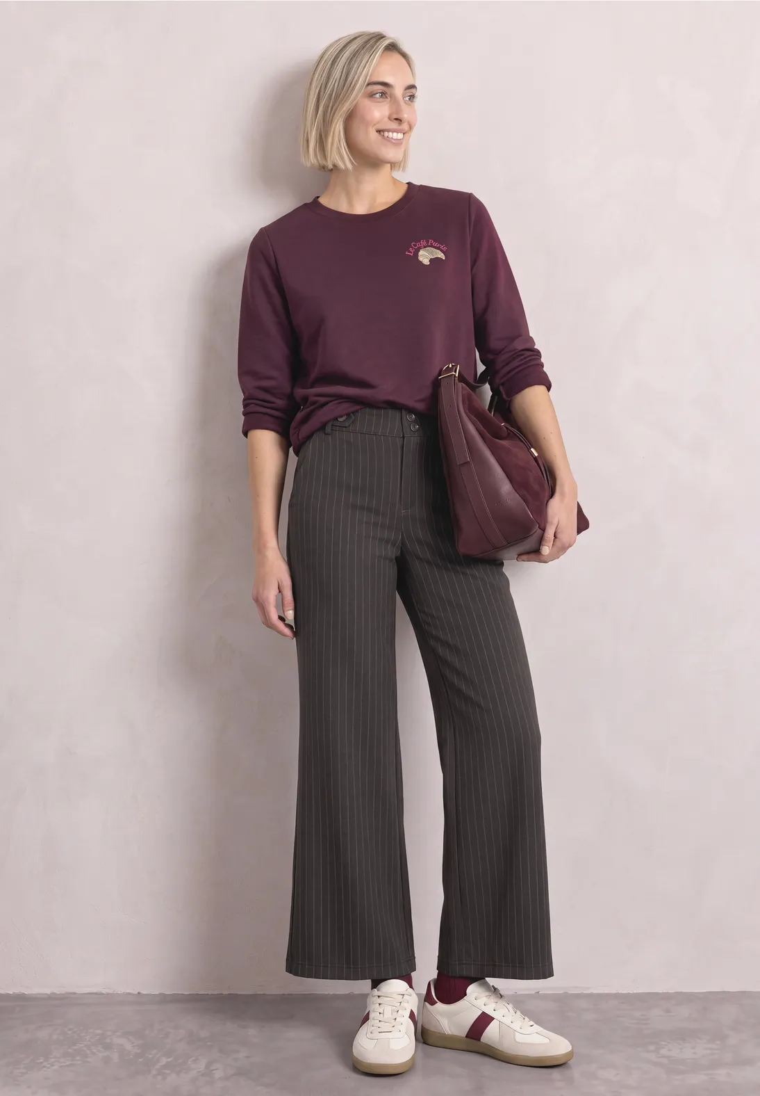 Street One High Waist Hose Emee - Black Coffee