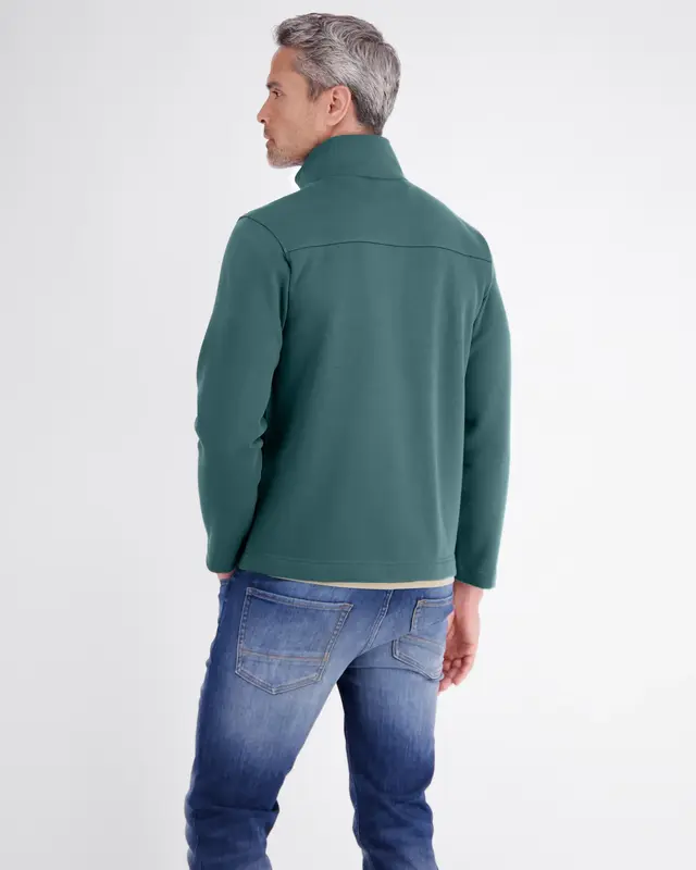 Lerros Sweatjacke Clean Look - Cedar Green