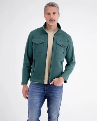 Lerros Sweatvest Cleane Look - Cedar Green