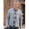 Sweatvest Cleane Look - Platinum Grey Melange