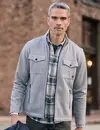 Lerros Sweatjacke Clean Look - Platinum Grey Melange