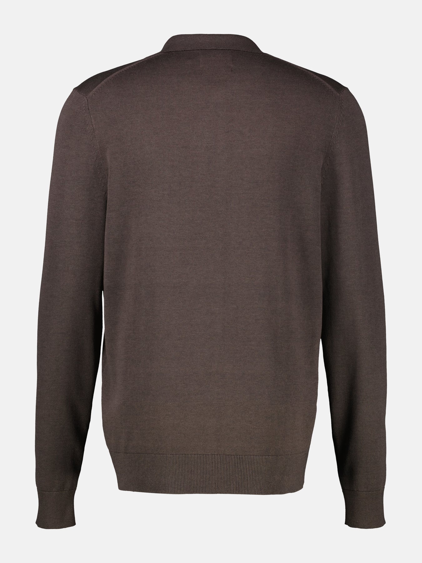 Lerros Polo with Zipper - Timber Brown