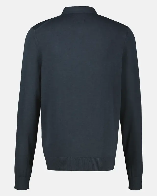 Lerros Polo met Rits - Classic Navy