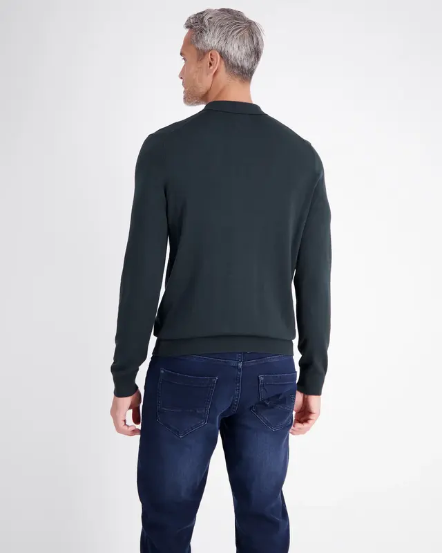 Lerros Polo mit Zipper - Classic Navy