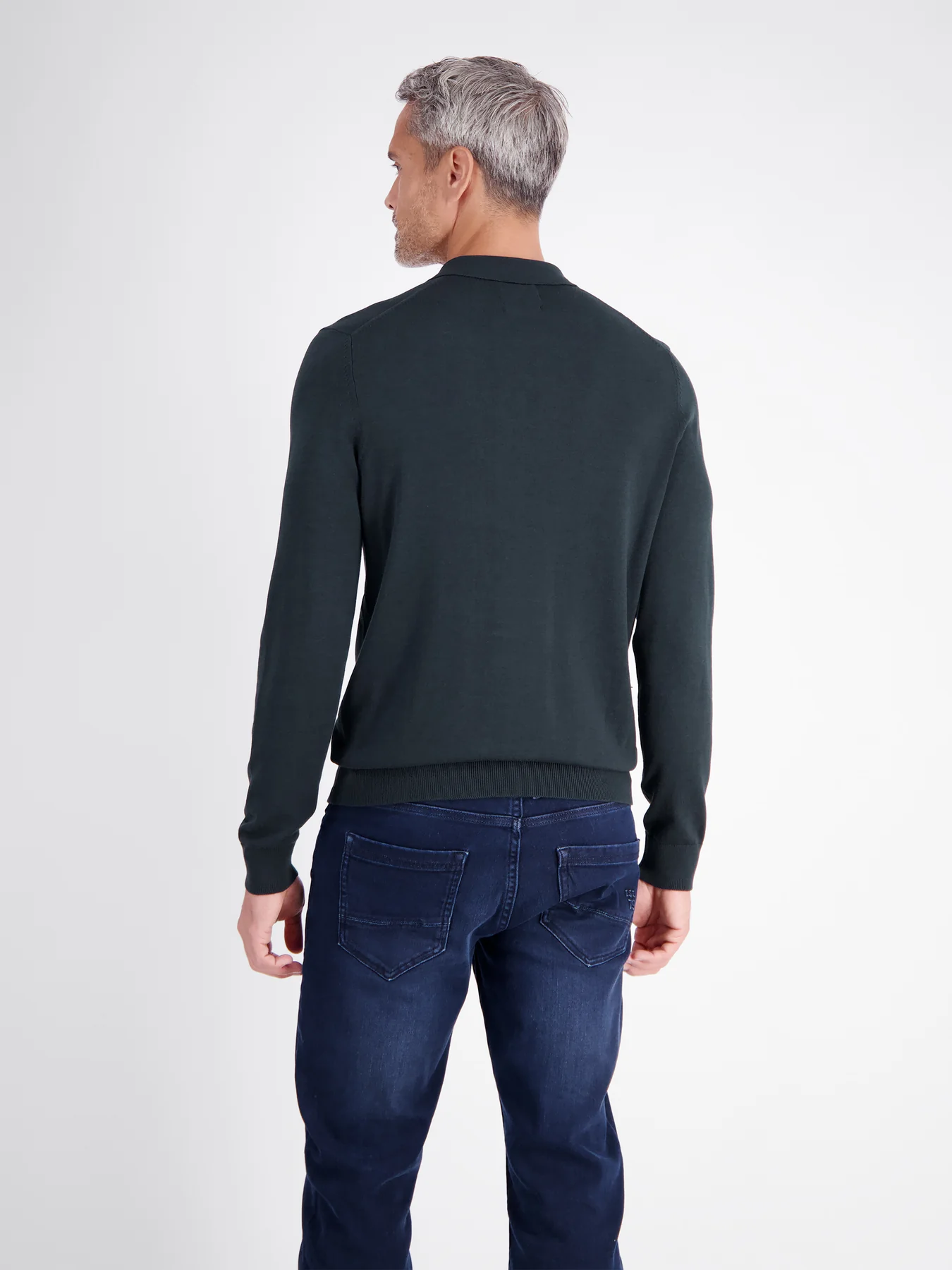 Lerros Polo mit Zipper - Classic Navy