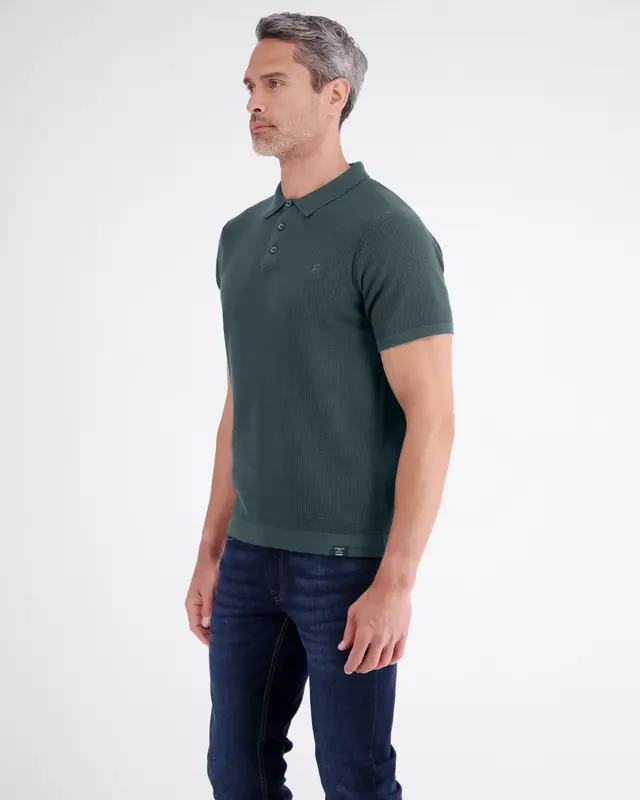 Lerros Poloshirt Brei-Look - Cedar Green