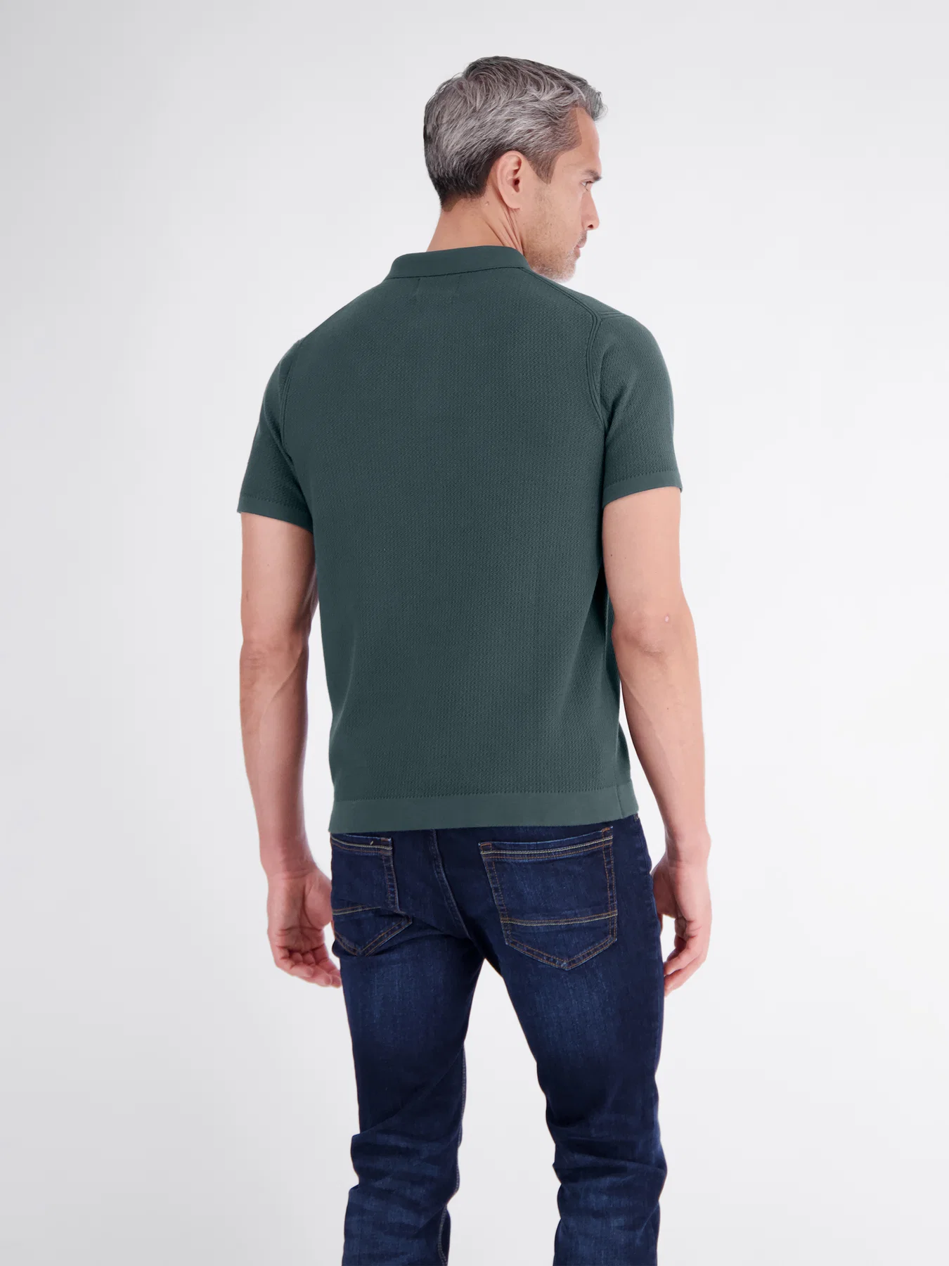 Lerros Poloshirt Brei-Look - Cedar Green