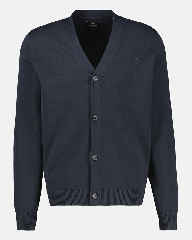 Lerros Cardigan, Zuiver Katoen - Classic Navy