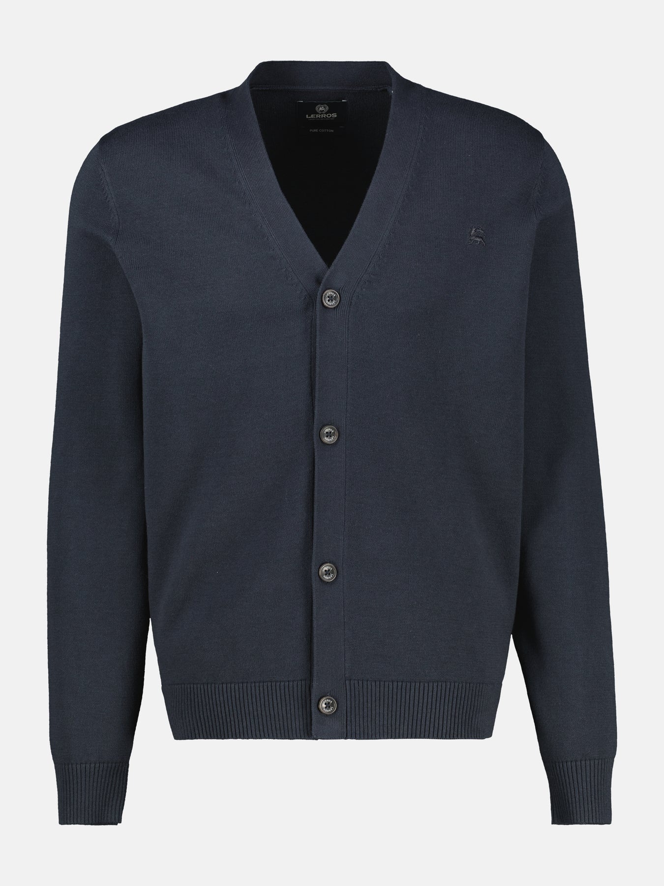 Lerros Cardigan, Zuiver Katoen - Classic Navy