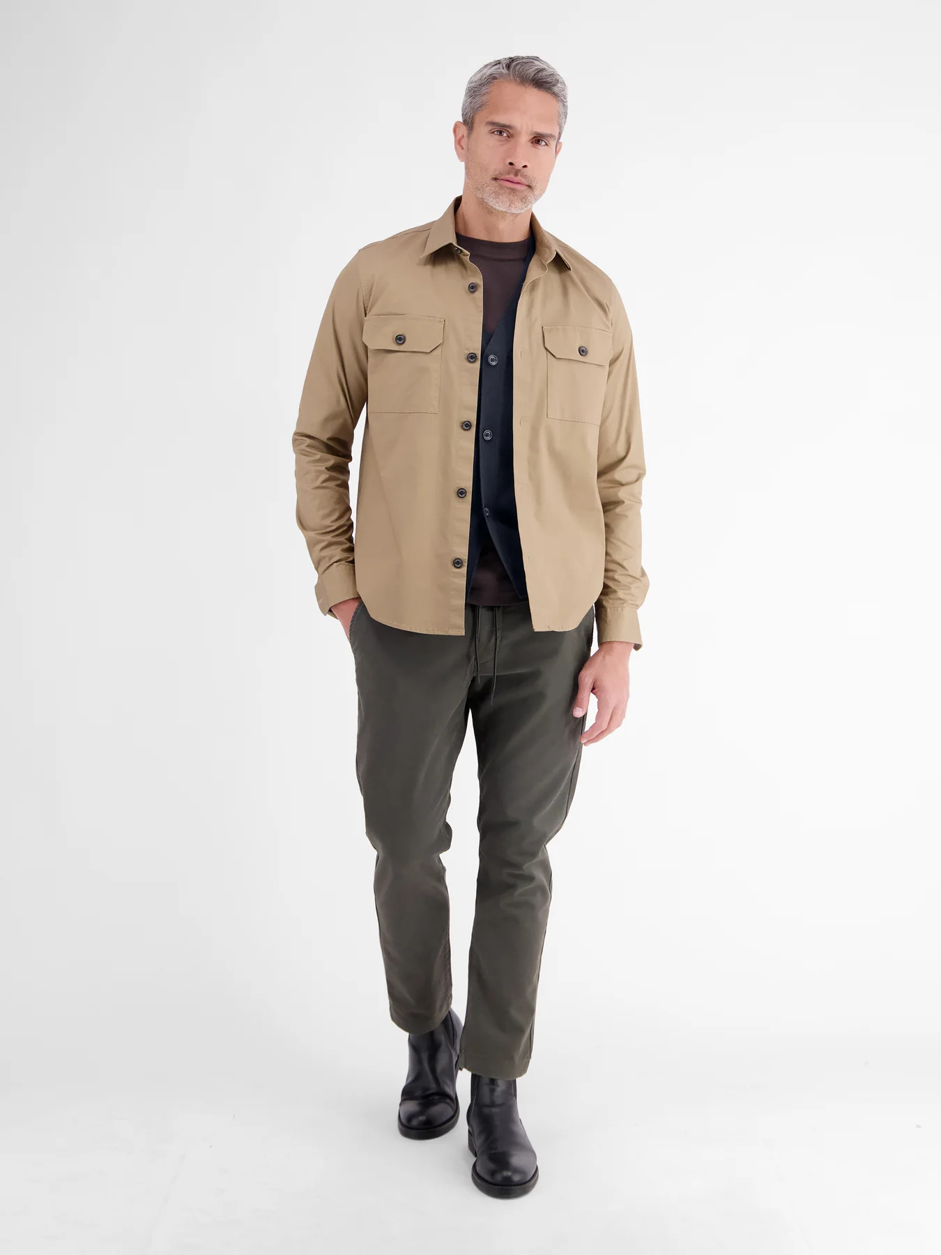 Lerros Cardigan, reiner Baumwolle - Classic Navy