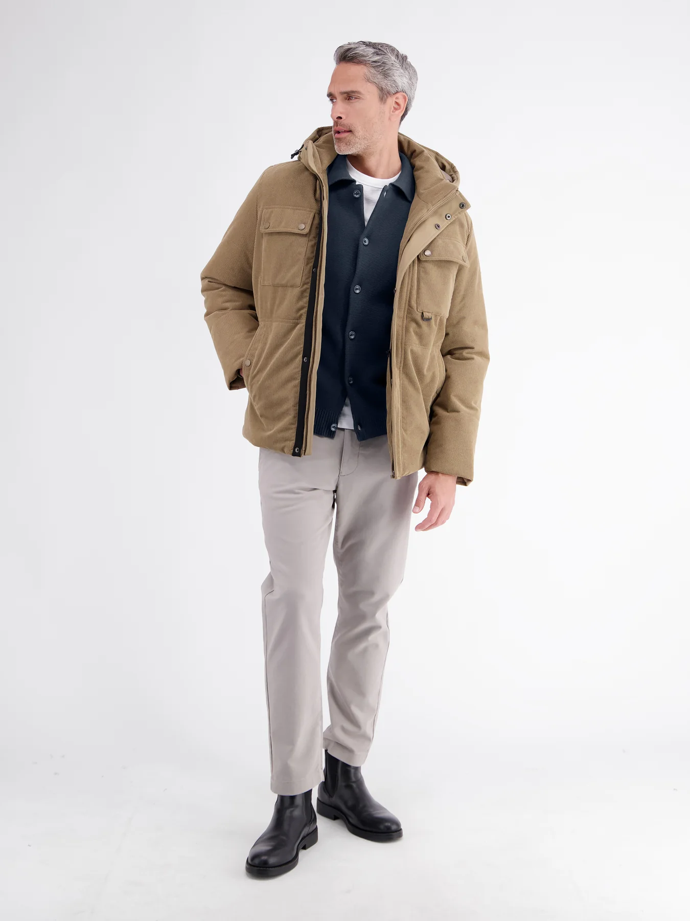 Lerros Vest, Milano Stijl - Classic Navy