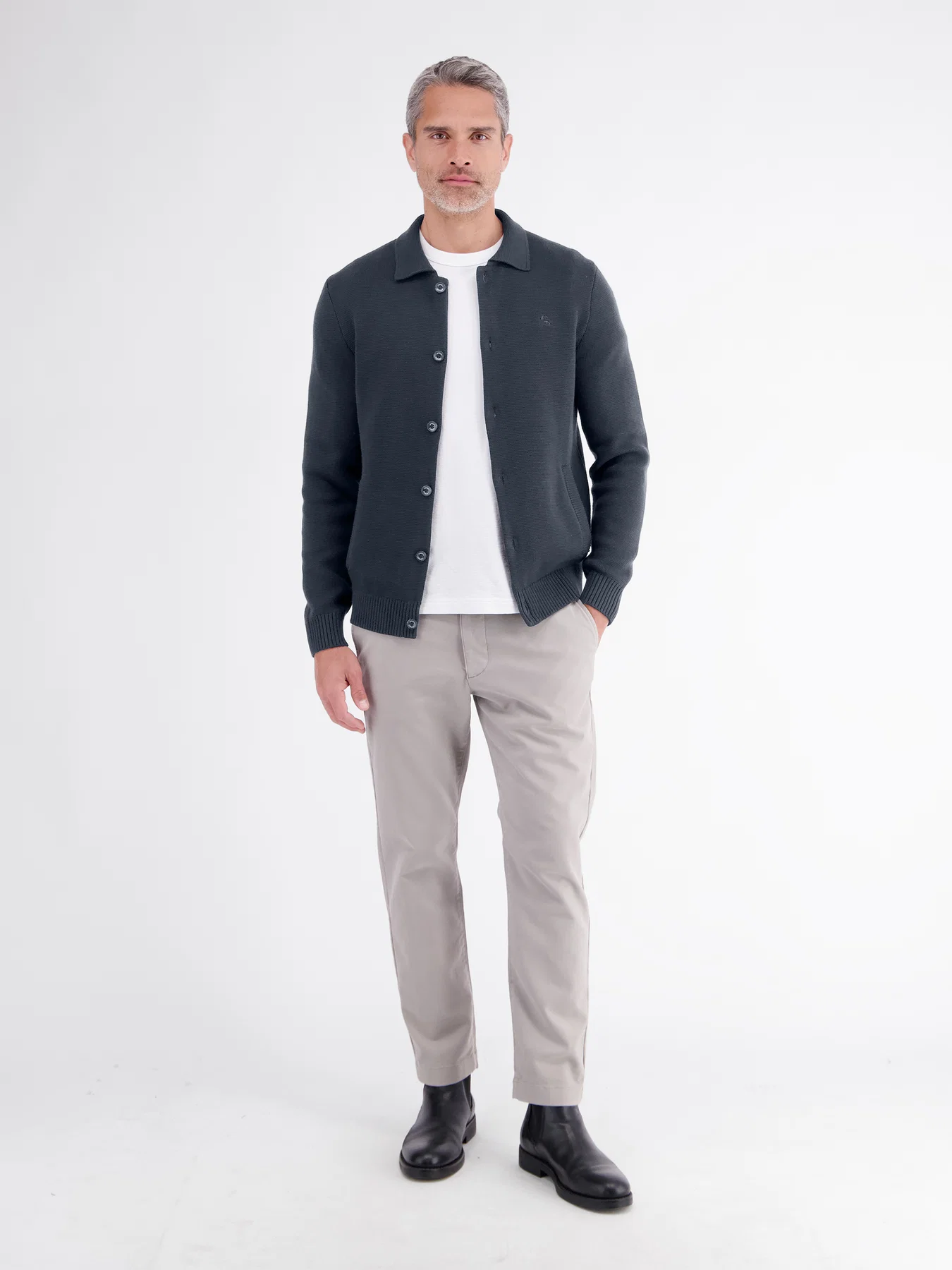 Lerros Vest, Milano Stijl - Classic Navy