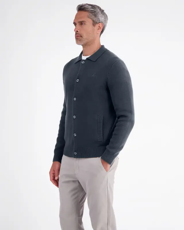 Lerros Vest, Milano Stijl - Classic Navy