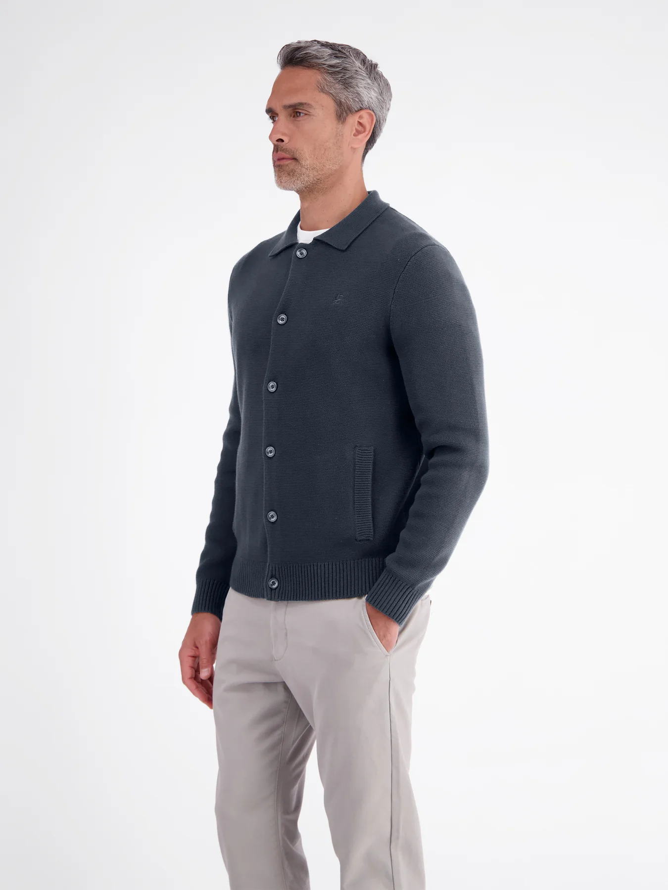 Lerros Vest, Milano Stijl - Classic Navy