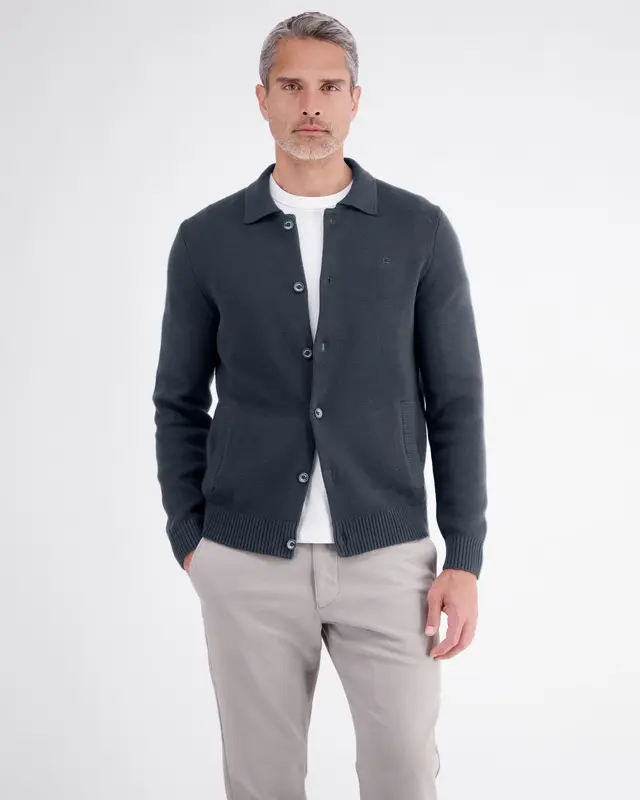 Lerros Vest, Milano Stijl - Classic Navy