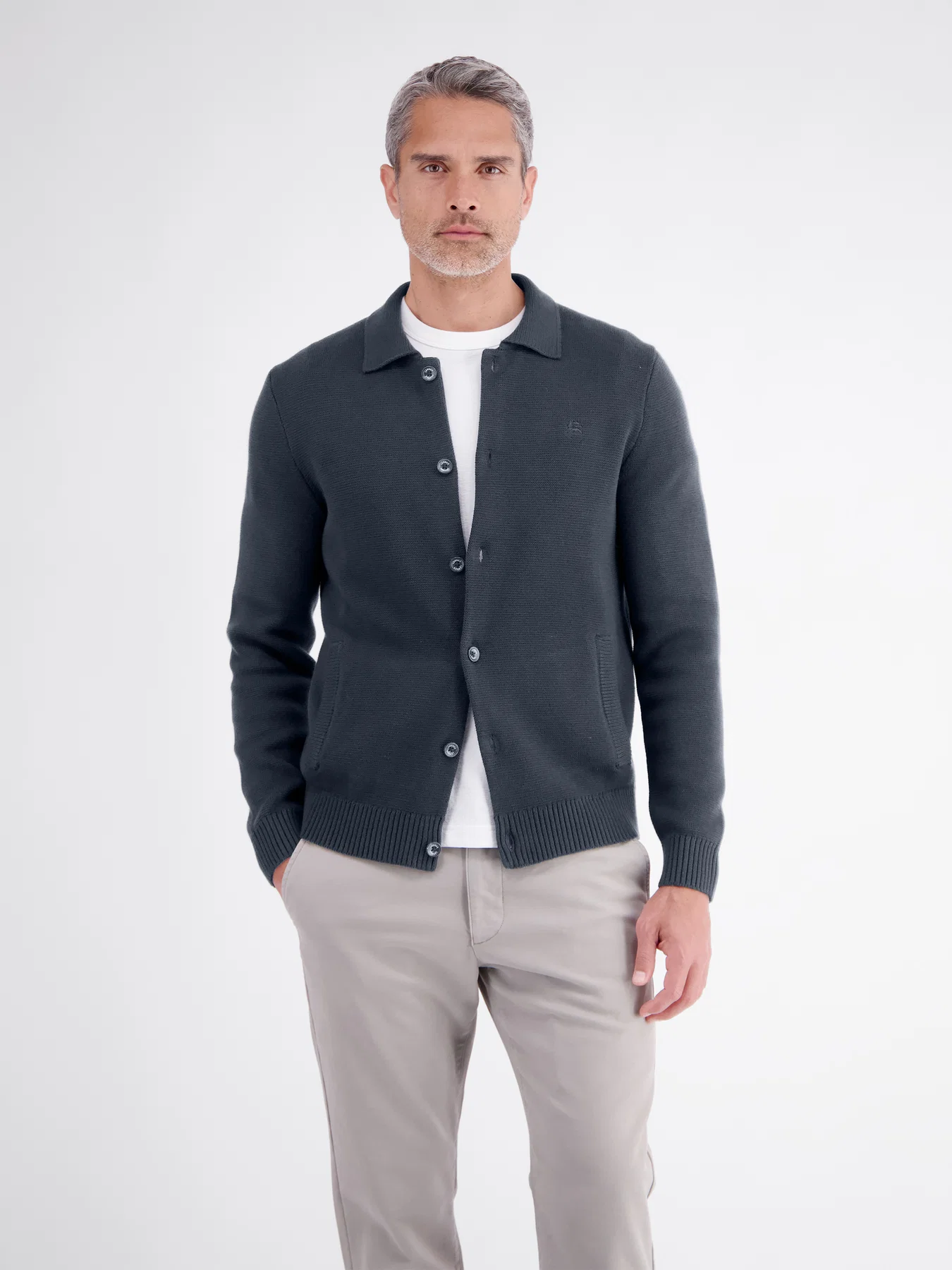 Lerros Vest, Milano Stijl - Classic Navy