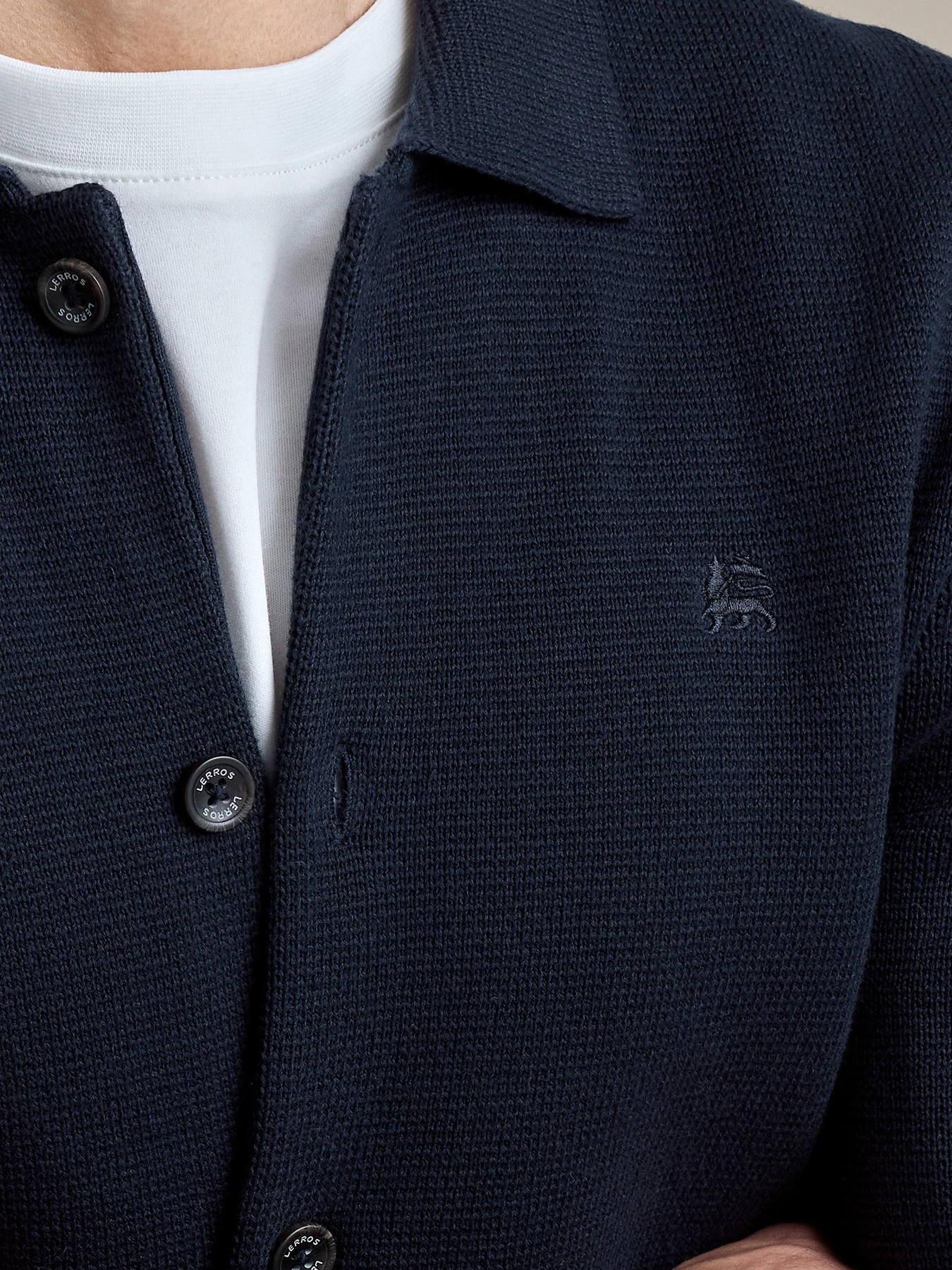 Lerros Vest, Milano Stijl - Classic Navy