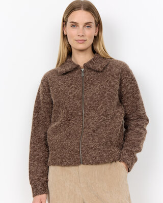 Soyaconcept Jacket Hira 2 - Chocolate Plum Melange