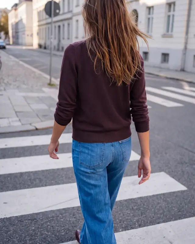 Street One Studio Trui met Ronde Hals - Very Berry Melange